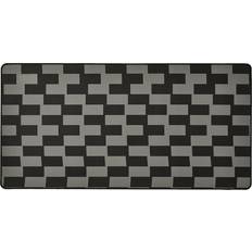 IKEA BLÅSKATA Spelmusmatta, svart/grå mönstrad, 40x80