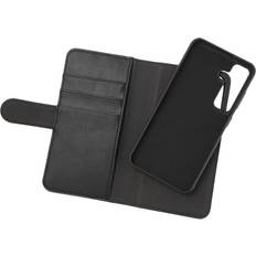 Essentials Samsung Galaxy S24 Fodral 2-in-1 Vegan Leather Svart