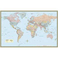 Posters World Map 32 X 50 Inches