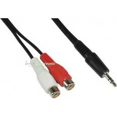 Kabler InLine 2 RCA hun han -kabel, 2