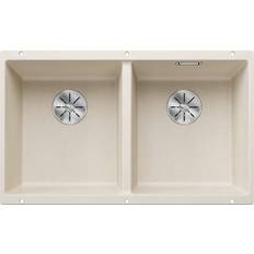 Kitchen Sinks Blanco SUBLINE 350/350-U SILGRANIT softweiß