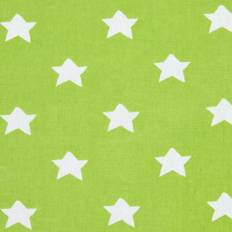 Vert Tissus Homescapes Pure Cotton Stars Fabrics Green (150x)