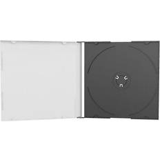 Optical Storage MediaRange 10 Single CD Jewel Cases Black 10.4mm