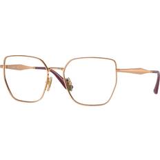 Rose Gold Glasses Vogue Eyewear VO4283 5152 Women’s Gold Size Free Lenses HSA/FSA Insurance Blue Light Block Available