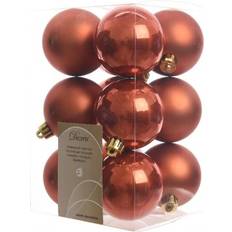 12 Autumn Baubles Shatterproof 6cm