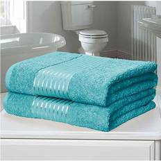 Turquoise Towels Rapport Furnishings Windsor 500gsm Bath Towel Turquoise