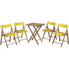 Tramontina Teak 5 Pcs. Bistro Set, 1 Table incl. 4 Chairs