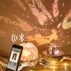 Star Night Lights Kid's Room Perfet Starry Sky Projector Universe with Music 360 Rotate Night Light