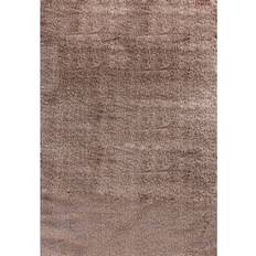 Ebern Designs Asharn Solid Colour Shaggy Bronze