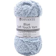 Yarn & Needlework Supplies Divante Soft Touch Yarn Blue