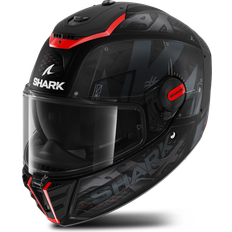 Motorcycle Equipment Shark Spartan RS Stingrey Helmet, black-grey-red, for Men