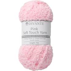 Yarn & Needlework Supplies Divante Soft Touch Yarn Pink