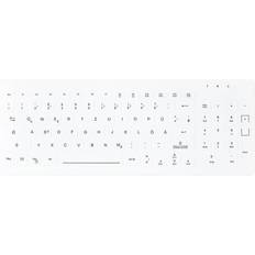 Tastiere Active Key Tastiera Compatta Retroilluminata Bianco
