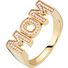 Maria black mom ring Maria Black Mom Rose Ring - Gold/Pink