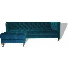 Schlafsofas - Türkis JVMoebel Chesterfield polster couchen sliii Sofa