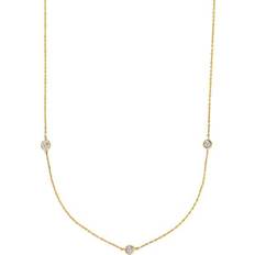 Smycken Nordahl Andersen Karat Guld Halsband Med Diamanter 0,03 Carat W/si 21100360500