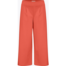 Pink Trousers Ichi Women's Wide-Leg Trousers Kate - Rose