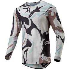 Hvid Motorcykeljakker Alpinestars Crosstrøje Racer Tactical, Iron Camo/Dust Grå