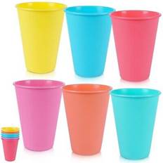 Excellent Houseware Genanvendelige Krus i Slidstærkt Plastik