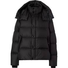 Burberry Uomo Giubbotti Burberry Detachable Sleeve Nylon Puffer Jacket - Black