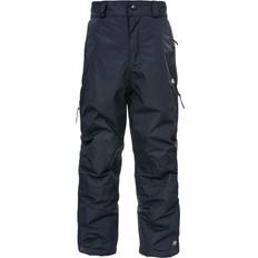 Lastenvaatteet Trespass Marvelous Ski Pants With Detachable Braces Black 9-10 Years