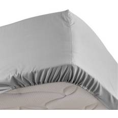 190.0 cm Draps Douceur D Interieur Housse Gris 90 x 190 cm En Percale Bonnet de 30 cm Drap Gris (190x90cm)