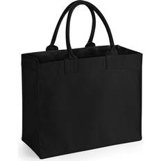 Dame - Svarte Stoffvesker Westford Mill One Size, Black Canvas Tote Bag