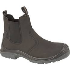 grafters Steel Toe Safety Dealer Boots Black