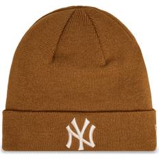 New Era League Essential Cuff Knit Beanie Hat - Brown