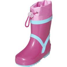 Turkosa Gummistövlar Barnskor Playshoes Basic Warmfutter Regnstövel - Rosa