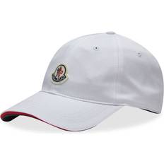 Moncler Damen Bekleidung Moncler Men's Logo Cap White White One