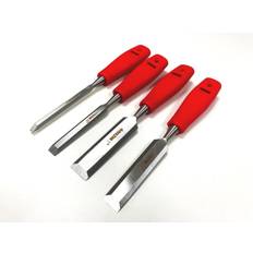 Toolzone Marco Paul 4pc Chisel Set Handle Precision Heat Treated Safety diy Metallic