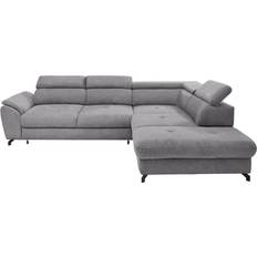 5-Sitzer - Schlafsofa Sofas Hellgrau Light Gray Sofa 277cm 5-Sitzer