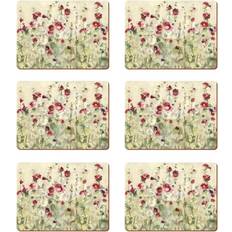 Yellow Cloths & Tissues Tops Wild Field Poppies Place Mat Yellow