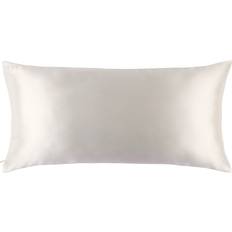 Slip Pure Silk Pillowcase 40 cm x 80 cm White Hovedpudebetræk Hvid