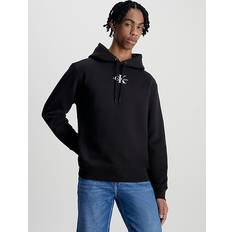 Calvin Klein Recycled Fabric Tops Calvin Klein CKJ Monologo Hoodie - Black