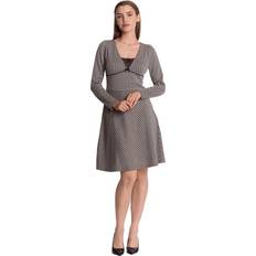 VIVE Dandy Time Dress - Black/Beige