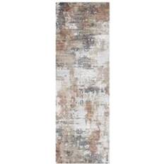 William Armes Likewise Rugs & Matting Rust Abstract Runner