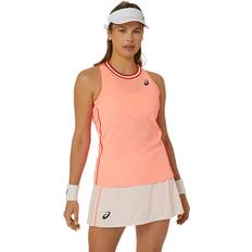 Dam - Orange Linnen Asics WOMEN MATCH ACTIBREEZE TANK Sun Coral