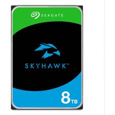 Seagate Seagate Skyhawk 8TB Video Internal Hard Drive HDD – 3.5 Inch SATA 6Gb/s 256MB Cache for DVR NVR Security Camera System with in-House Rescue Services – Frustration Free Packaging ST8000VXZ10