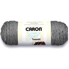 Grey Yarn Spinrite Caron Simply Soft Gray Heather Tweeds Yarn 1 Each