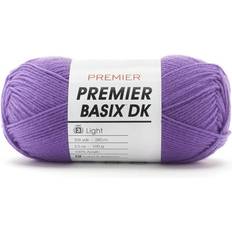 Yarn & Needlework Supplies Premier Yarn Basix DK Yarn Purple, 306 yards