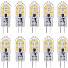 G4 12V led Light Bulbs 2W Warm White 3000K, 12 LEDs, Replacement for Halogen Bulb G4 10W-20W, 200LM, ac dc 12V G4 Bi Pin Capsule led for Cooker