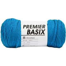 Turquoise Yarn Premier Yarns Basix Yarn-Turquoise