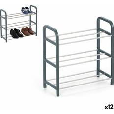Confortime Møbler Confortime 3-niveau Metal Skoholder Pladsbesparende Design 40 x 19 x 44 cm