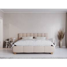 Bedre Nætter Mollis Bouclé 160 x 200 cm Beige