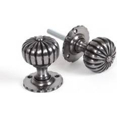 Building Materials From The Anvil 83561 Natural Smooth Flower Mortice Knob Set