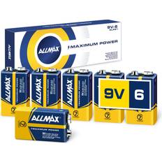 9V 6LR61 Maximum Power Alkaline Batteries