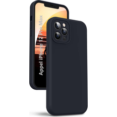 TFO Silicone Cover iPhone 12 Pro Max Sort