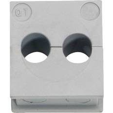 QT 2/7 Kabelgennemføring Klemme-diameter max. 7 mm Elastomer Grå 1 stk